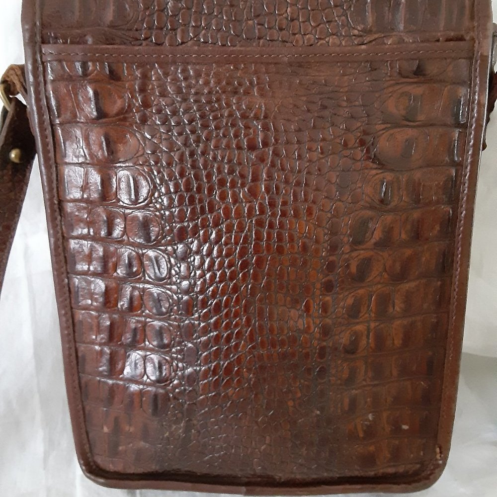 Vintage croc alligator cross body bag Brahmin - Picture 10 of 16